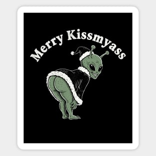 Merry Kissmyass Magnet
